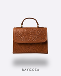 Bolsa de piel café