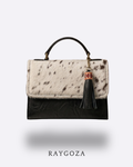 Bolsa de piel y pelo