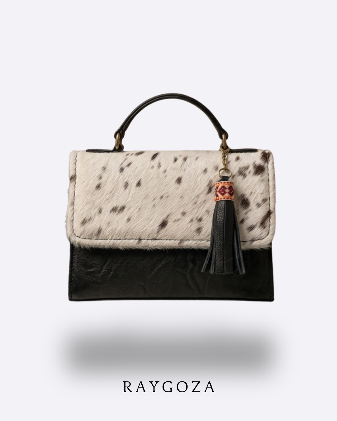Bolsa de piel y pelo