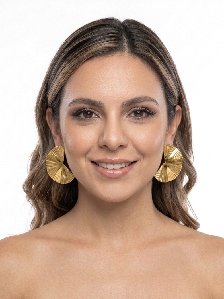 Aretes abanico