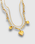 Collar de corazones